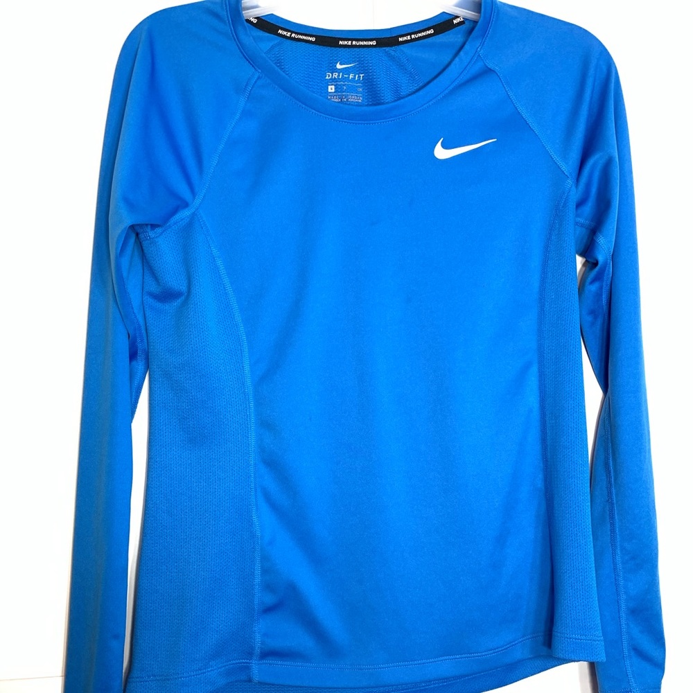 Blue nike shirt